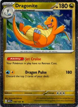 Dragonite (Cosmos Holo) 149/165 Holo Miscellaneous Cards & Products Pokemon NM - Image 2