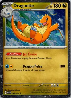 Dragonite (Cosmos Holo) 149/165 Holo Miscellaneous Cards & Products Pokemon NM - Image 2