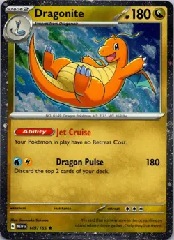 Dragonite (Cosmos Holo) 149/165 Holo Miscellaneous Cards & Products Pokemon NM - Image 2