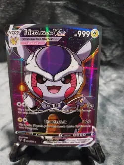 Pokemon Frieza Pikachu Vcos Cosplay Poncho Pikachu Full Art Pokemon Cards - Image 1
