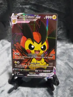 Pokemon Yveltal Pikachu Vcos Cosplay Poncho Pikachu Full Art Pokemon Cards - Image 1