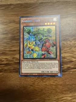 Gadget Trio Prismatic Secret Rare MP25-EN061 Yugioh - Image 1