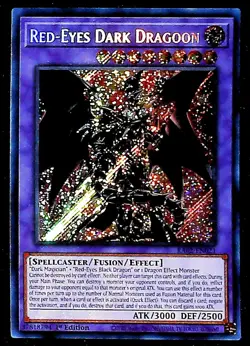 Yugioh Red-Eyes Dark Dragoon RA02-EN021 Secret Rare 1st Ed NM - Image 1