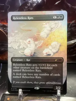 MTG | Relentless Rats (757) ✨FOIL✨ [Secret Lair] - Image 1