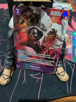 Sakazuki (Alt Art) OP16-065 SR The Time of Battle ONE PIECE Card Game ENGLISH - Image 1