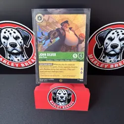 Disney Lorcana TCG John Silver Alien Pirate Card 89/204 Fabled Legendary NF - Image 1