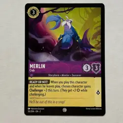 Merlin 50/204 Disney Lorcana Rise of the Floodborn Regular Common Card NM - Image 1
