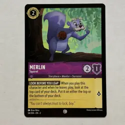 Merlin 54/204 Disney Lorcana Rise of the Floodborn Regular Common Card NM - Image 1