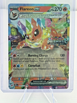 Flareon ex - (Prismatic Evolutions Stamp) 014/131 Miscellaneous Cards & Products - Image 1