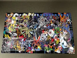 Digimon Monster Duel Playmat DTCG CCG Mat Rubber Trading Card Game Mat Mouse Pad - Image 1
