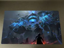 WVICM Playmat Cat Shark & Gigantic Splight TCG CCG Trading Card Game Mat Pad - Image 1