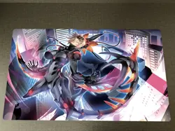 WVICM CCG Playmat Dinomorphia Kentregina TCG Trading Card Game Mat Pad Free Bag - Image 1