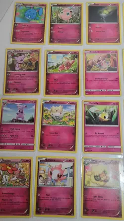 PINK Pokemon TCG Cute Fairy Lot | 20 Unique Cards | No Duplicates | XY + S&M Era - Image 4