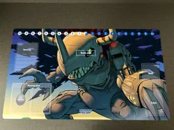 Digimon MetalGreymon Duel Playmat DTCG CCG Mat Trading Card Game Mat Desk Pad - Image 1
