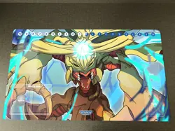 Digimon Herakle Kabuterimon Playmat DTCG CCG Mat Trading Card Game Mat Desk Pad - Image 1
