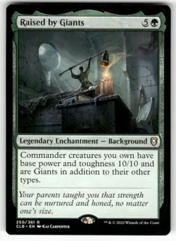 Raised by Giants 250 Commander Legends: Battle for Baldur's Gate MTG NM - Image 1