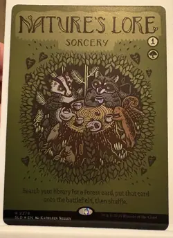 🌟 Nature's Lore FOIL MTG Prints Charming Secret Lair 🌟 - Image 1