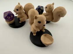 3D Printed Squirrel Dice Holder | MTG Commander EDH Counter - Image 1