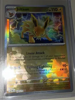 Jolteon 029/131 Master Ball Reverse holo Pokemon Prismatic Evolutions - Image 4