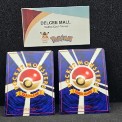 1998 Japanese Pokemon TCG Nidoran #029 & #032 Vending Series 3 Set - Glossy - Image 2