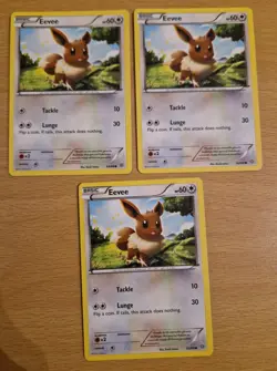 Pokemon TCG Ancient Origins Eevee x3 (63/98) - Image 3
