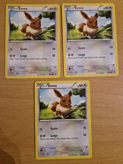 Pokemon TCG Ancient Origins Eevee x3 (63/98) - Image 5