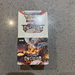 Pokemon TCG Scarlet & Violet Obsidian Flames Half Booster Box New Sealed - Image 1
