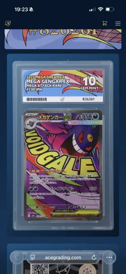 Pokemon Gengar EX 230/193 Mega Attack Rare ACE 10 Japanese - Image 3