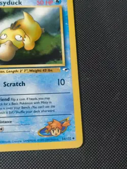 Pokemon TCG Misty's Psyduck Gym Heroes 54/132 Regular LP. - Image 4