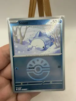 Snom (friend Poke Ball) 052/217 Reverse Holo Ascended Heroes Pokemon NM - Image 3