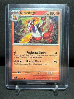 Skeledirge 038/198 Cosmos Holo Promo Rare Pokemon 2023 Scarlet Violet NM - Image 1