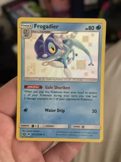 Pokemon TCG Frogadier SV12/SV94 Baby Shiny Hidden Fates - Image 1
