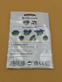 2026 Pokemon Center International EUIC Exclusive chrome sticker set collect - Image 2