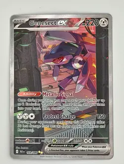 Pokemon Genesect EX 169/086 Sv: Black Bolt Holo Special Illustration Rare - Image 1