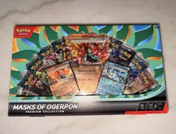 Pokemon TCG Masks of Ogerpon Premium Collection Box 2024 English Promo Oversize - Image 1