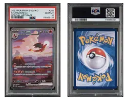 Pokemon Charizard ex 201/165 SV2a Korean PSA 10 Special Art Rare SAR - Image 3