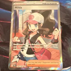 Pokemon TCG Hilda 164/086 White Flare Full Art Near Mint - Image 1