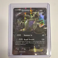 Pokemon TCG Tyranitar EX XY Ancient Origins 42/98 Holo Ultra Rare 180HP Eng - Image 1