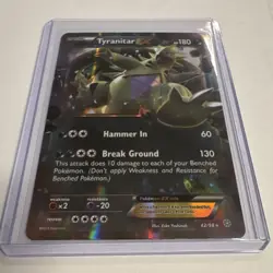 Pokemon TCG Tyranitar EX XY Ancient Origins 42/98 Holo Ultra Rare 180HP Eng - Image 2