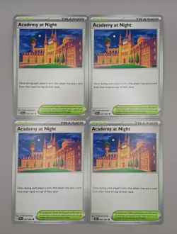 Pokemon ACADEMY AT NIGHT 054/064 - Shrouded Fable - - MINT 4X - Image 1