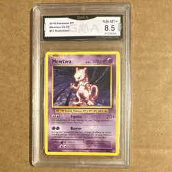 Pokemon Mewtwo 51/108 Evolutions GMA 8.5 Graded Regular Finish Rare English - Image 1