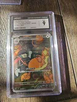 2025 POKEMON JAPANESE TEAM ROCKET'S RATICATE ART RARE HOLO 108/098 CGC 9 - Image 1