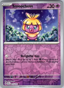Smoochum 075/191 Reverse Holo Common Surging Sparks Near Mint - Image 1