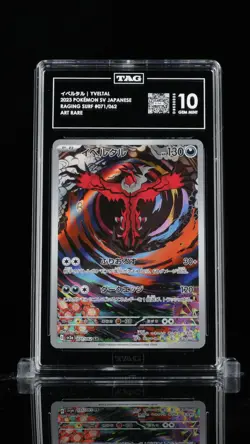 TAG 10 GEM MINT Japanese Pokemon 2023 Yveltal 071/062 Raging Surf Sv3a - Image 1