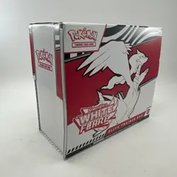 Pokemon White Flare ETB Opened No Packs Promo Accessories & Book No Packs - Image 2