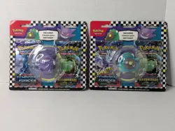 2024 Pokemon TCG Set of 2 Back To School Eraser Blister Gengar/Bellibolt - Image 3