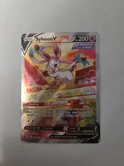 Pokemon Sylveon V Alternate Full Art Rapid Strike Ultra Rare Holo 184/203 - Image 1