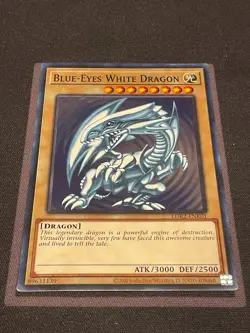 Yu-Gi-Oh! TCG Blue-Eyes White Dragon LDK2-ENK01 NM Unlimited Edition Common - Image 1