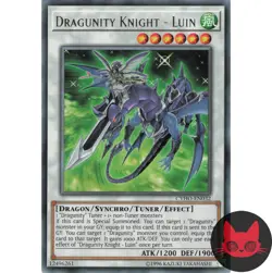 Yugioh Dragunity Knight - Luin CYHO-EN032 Rare NM - Image 1
