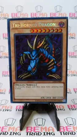 Tri-Horned Dragon LOB-EN000 Legend of Blue Eyes White Dragon (25th... - Image 1
